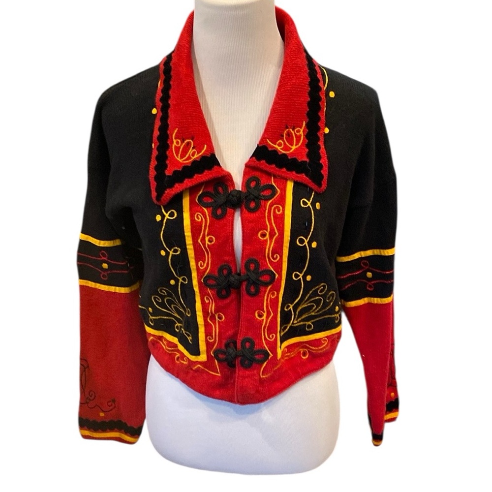 Pronto Gold Ornate Cardigan